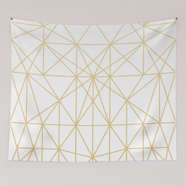Item preview, Gold Geometric Lines designed and sold by Blue-Banana.