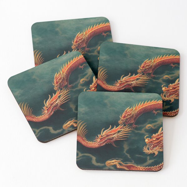 Item preview, Red Dragon on water designed and sold by Myriam Iart.