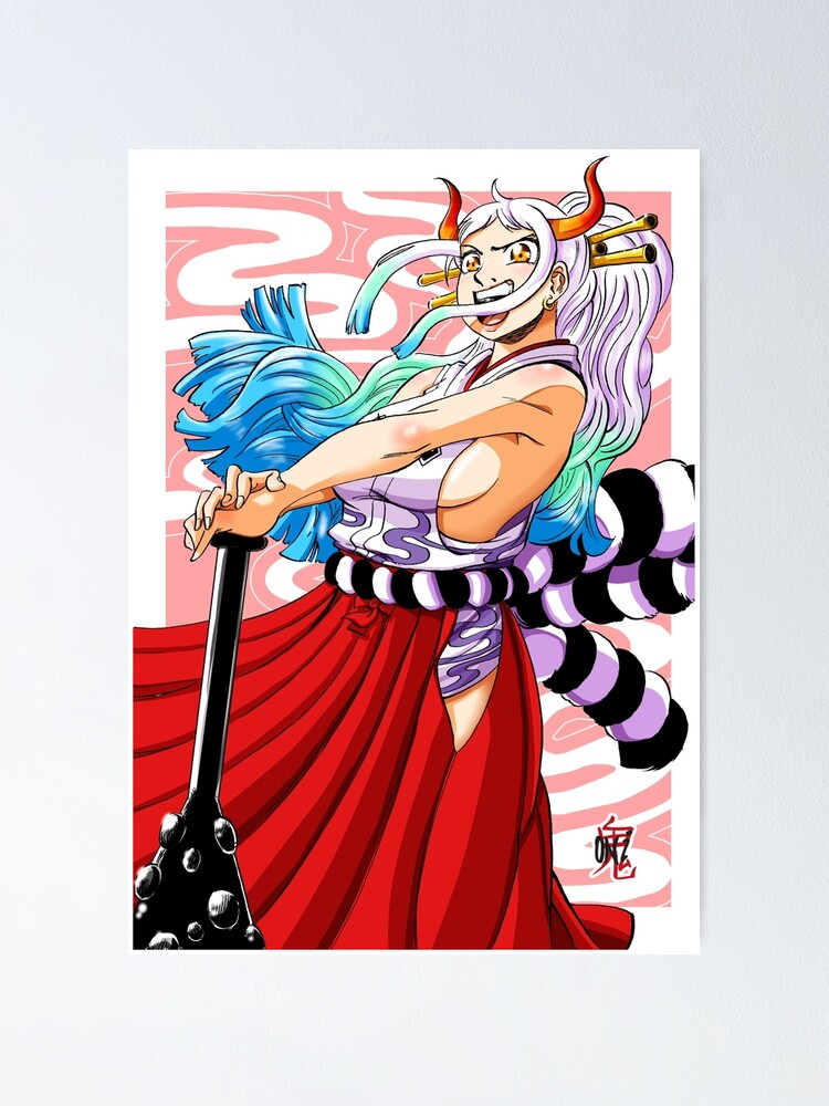 "YAMATO One Piece FanArt" Poster for Sale by KingOni Redbubble