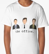 Jim, Dwight, Michael- The Office Long T-Shirt