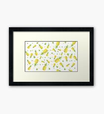 Surf Pineapple Framed Print