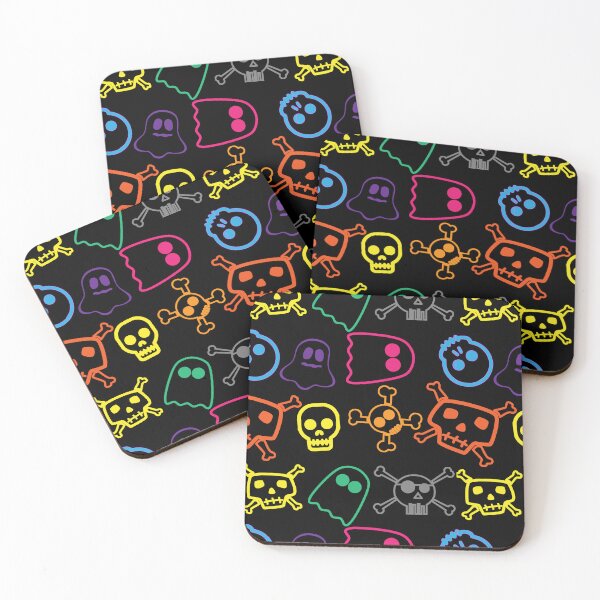 Item preview, cute funny ghosty skull pattern colorful girls boys October 31 2022 designed and sold by K0tK0tu.