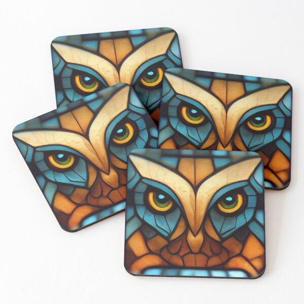 Item preview, Stained Glass Owl - 3 designed and sold by MrVPhotography.
