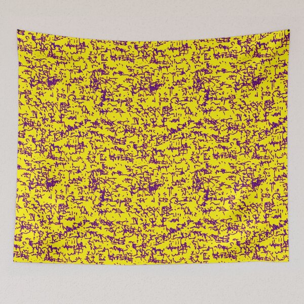 Item preview, Scribbles yellow background. designed and sold by MirBer.