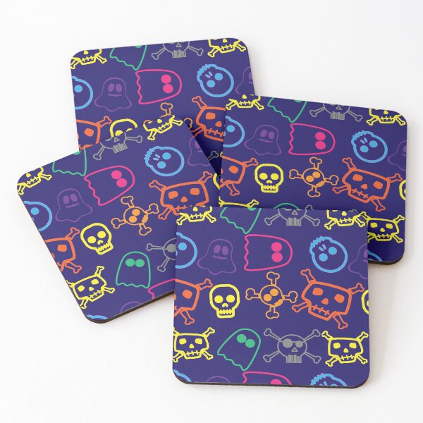 Item preview, cute funny ghosty skull pattern colorful girls boys October 31 2022 designed and sold by K0tK0tu.