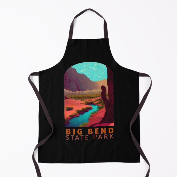 Item preview, Camping Hiking Retro Travel Big Bend Texas designed and sold by CattlettArt.