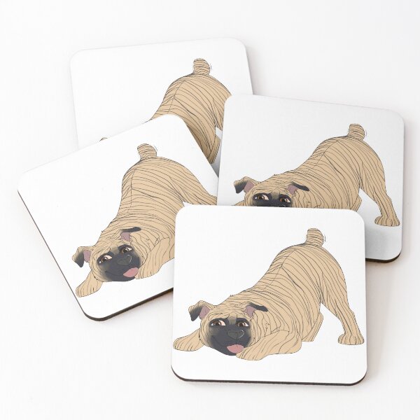 Item preview, English Bulldog (Fawn Brindle) Sticker designed and sold by CosmicFatality.