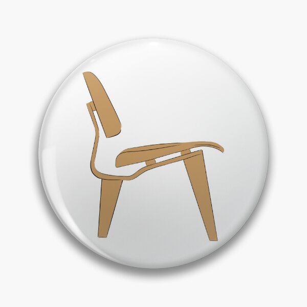 Item preview, Eames Plywood Chair Drawing in brown designed and sold by Rosadraws.