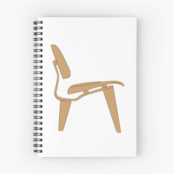 Item preview, Eames Plywood Chair Drawing in brown designed and sold by Rosadraws.