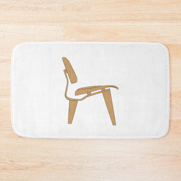 Item preview, Eames Plywood Chair Drawing in brown designed and sold by Rosadraws.