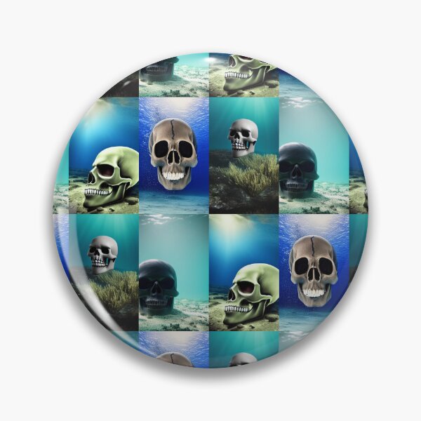 Item preview, Dark Ocean Skulls designed and sold by Riccivela.