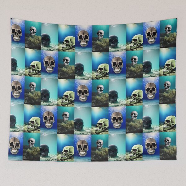 Item preview, Dark Ocean Skulls designed and sold by Riccivela.