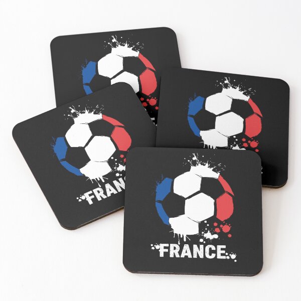 Artikelvorschau, Frankreich-Weltmeisterschaft 2022, französische Fußballmannschaft mit französischer Flagge 2022 entworfen und verkauft von PrintOfi.