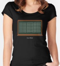 issa bank account Women's Fitted Scoop T-Shirt