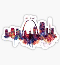 St Louis Skyline Sticker