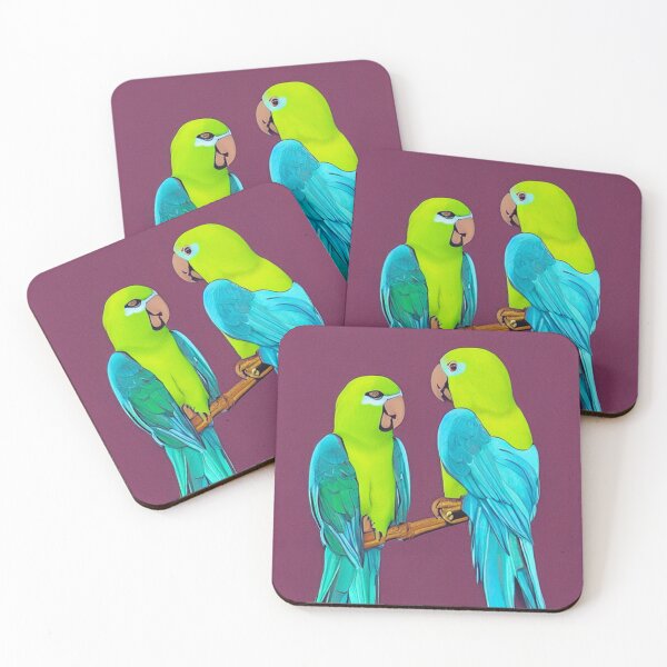 Item preview, Parakeets 003 designed and sold by UncannyCanvas.