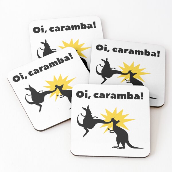 Item preview, Oi, caramba! - fighting kangaroos designed and sold by popanato.
