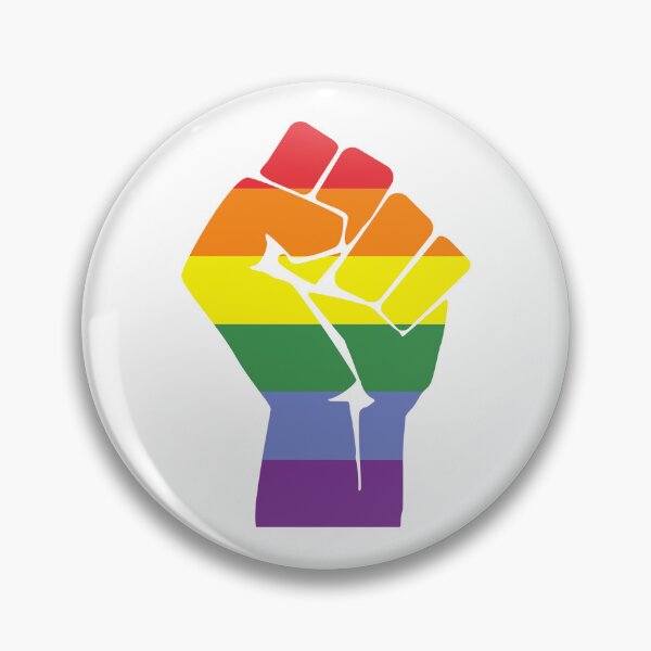 Item preview, LGBT Pride Rainbow Fist designed and sold by semioddfinds.