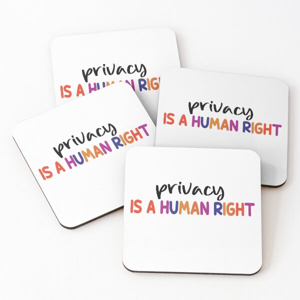 Item preview, privacy is a human right designed and sold by retro10.