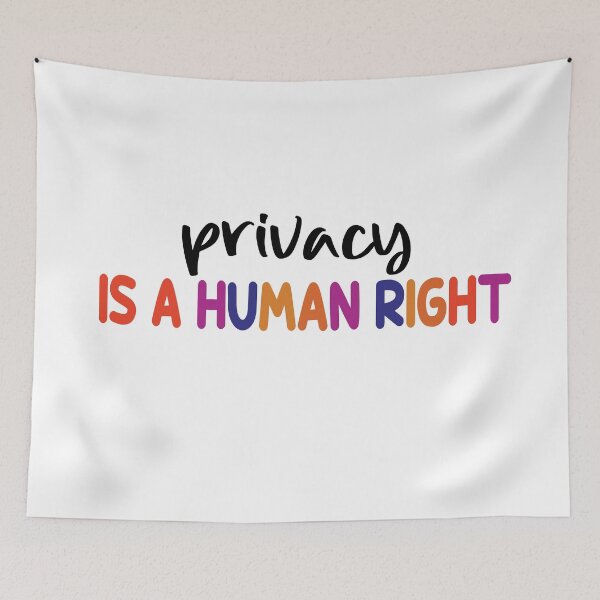 Item preview, privacy is a human right designed and sold by retro10.