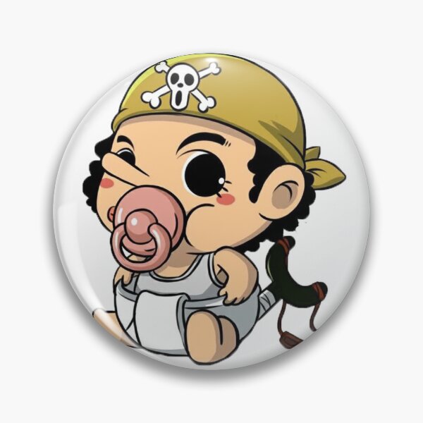 Item preview, Cute Baby One Piece Usopp , One Piece Funny Baby Usopp designed and sold by PUL-ANIME.