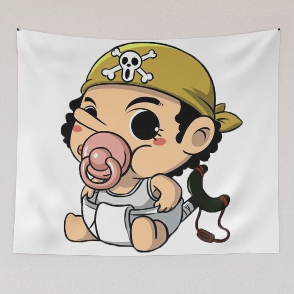 Item preview, Cute Baby One Piece Usopp , One Piece Funny Baby Usopp designed and sold by PUL-ANIME.