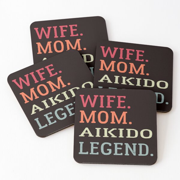 Item preview, Wife Mom Aikido Legend, Funny Aikido, Martial Art Saying designed and sold by Aerial Addicts.