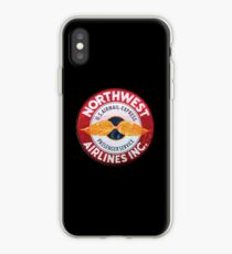 Vintage Northwest Airlines sign iPhone Case