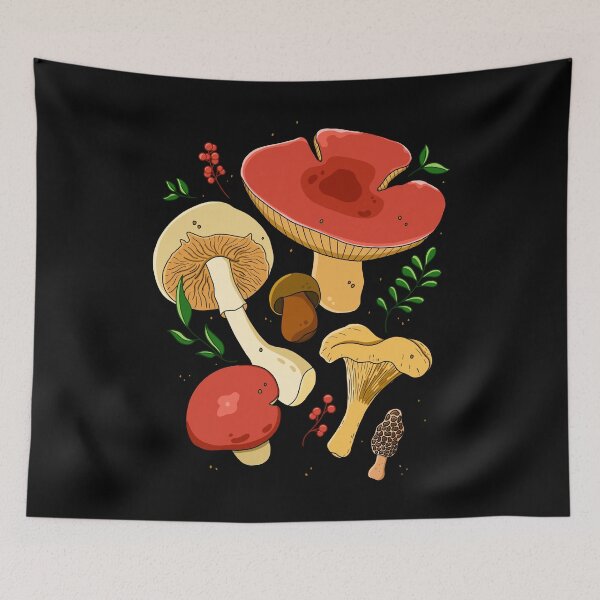 Item preview, Mushrooms Botanical designed and sold by Kimprut.