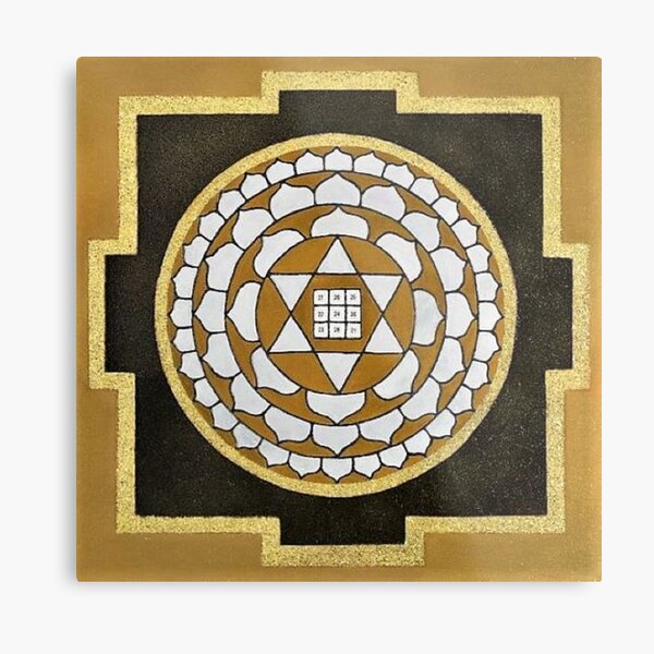 WEALTH MANDALA | Mandala Art~Design Metal Print