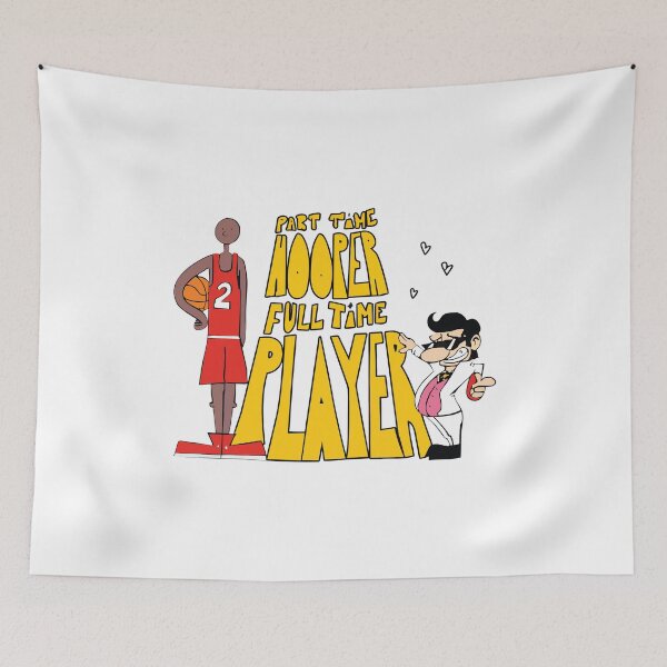 Item preview, Part Time Hooper Full Time Player Funny Basketball Lovers And Masters Quote designed and sold by Big Twelve.