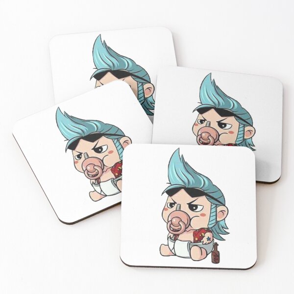 Item preview, Cute Baby One Piece Franky , One Piece Funny Baby Franky designed and sold by PUL-ANIME.