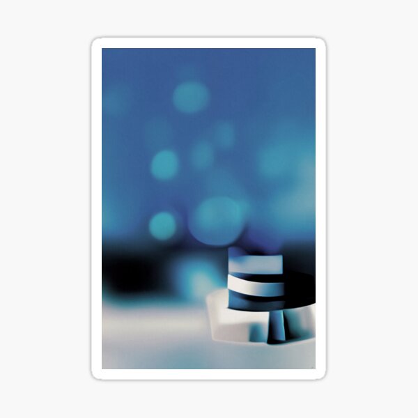 Monday Blues digital artwork Sticker