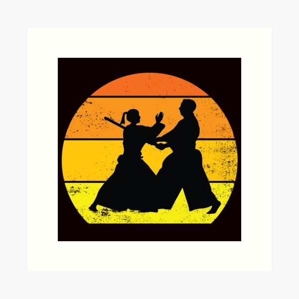 Artikel-Vorschau von Vintages Retro Aikido, lustiges Aikido, Kampfkunst-Sprichwort, designt und verkauft von Aerial Addicts.