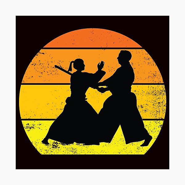 Artikel-Vorschau von Vintages Retro Aikido, lustiges Aikido, Kampfkunst-Sprichwort, designt und verkauft von Aerial Addicts.