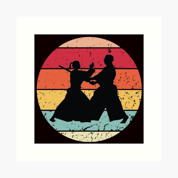 Artikel-Vorschau von Vintages Retro Aikido, lustiges Aikido, Kampfkunst-Sprichwort, designt und verkauft von Aerial Addicts.