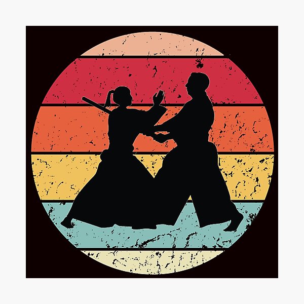 Artikel-Vorschau von Vintages Retro Aikido, lustiges Aikido, Kampfkunst-Sprichwort, designt und verkauft von Aerial Addicts.