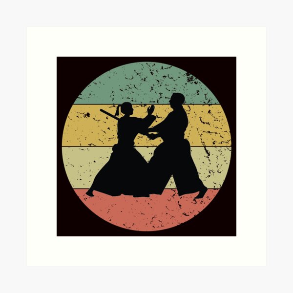 Artikel-Vorschau von Vintages Retro Aikido, lustiges Aikido, Kampfkunst-Sprichwort, designt und verkauft von Aerial Addicts.