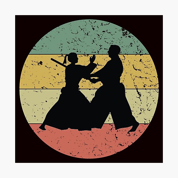 Artikel-Vorschau von Vintages Retro Aikido, lustiges Aikido, Kampfkunst-Sprichwort, designt und verkauft von Aerial Addicts.