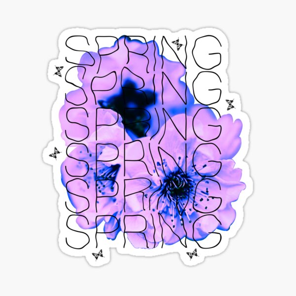 Item preview, Spring in purple blue designed and sold by NoonaluDesigns.