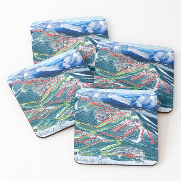 Item preview, Ski Map 05 designed and sold by UncannyCanvas.