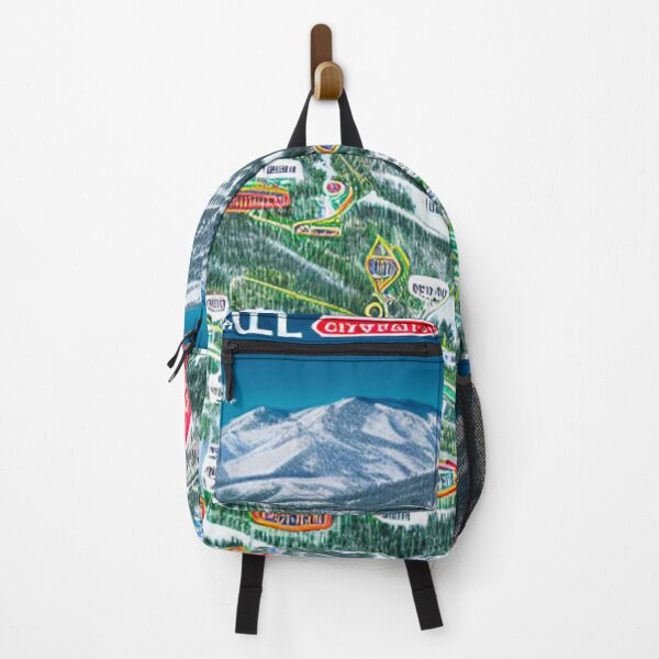 Item preview, Ski Map 03 designed and sold by UncannyCanvas.