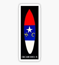 NC Surfboard (Carolina Beach, NC) Sticker