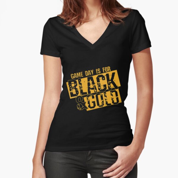 Black & Gold Game Day Group Shirt for High School Football 