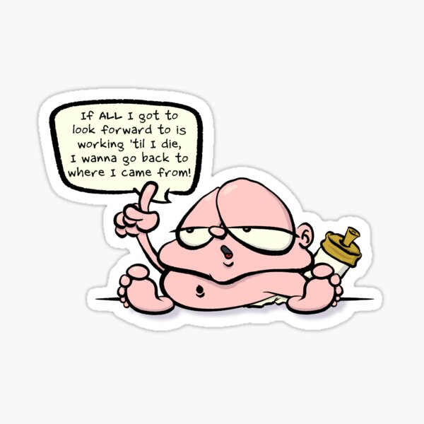 Look Forward Sticker
