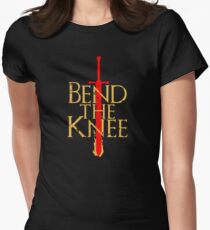 Game of Thrones: Bend the Knee Women's Fitted T-Shirt