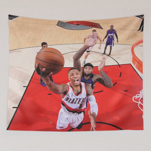 Item preview, dame Damian Lillard Illustration designed and sold by VegaAnnis.