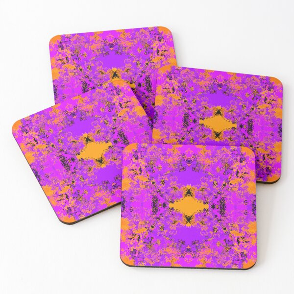 Item preview, Orange and purple halloween palette symmetrical art designed and sold by Me-D-Ogre.