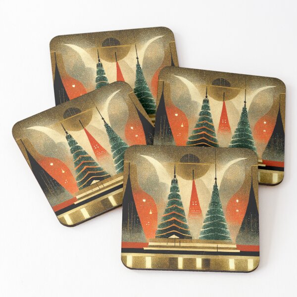 Item preview, Festive Aesthetic - Art Deco Christmas designed and sold by RoseAesthetic.
