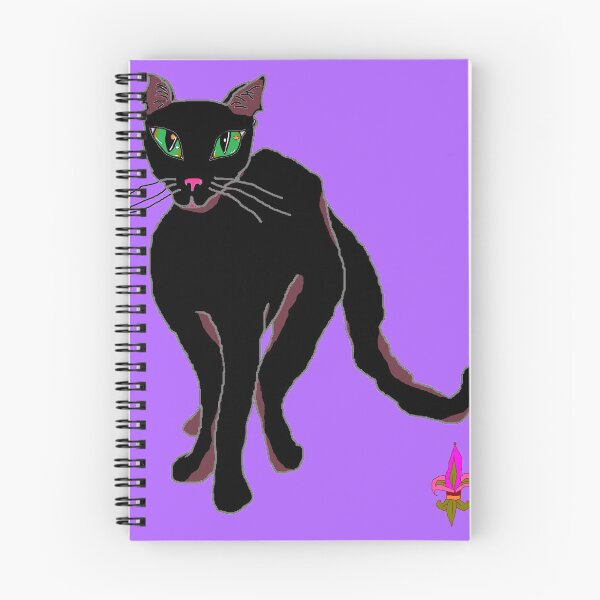 Item preview, Kitty Carman with Lavender Background  designed and sold by judy snyder.